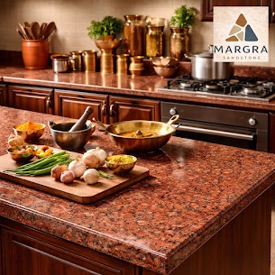 Lakha Red Granite: Traditional Indian Kitchen Stone for Modern Homes